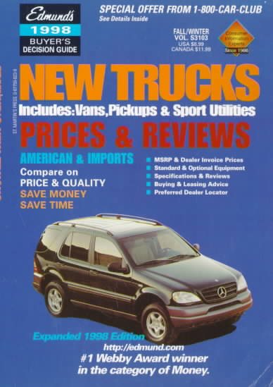 Edmund's New Trucks 1998: Prices & Review: Summer Edition (3 Times a Year) cover