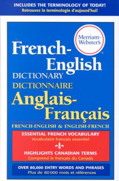 Merriam-Webster's French-English Dictionary cover