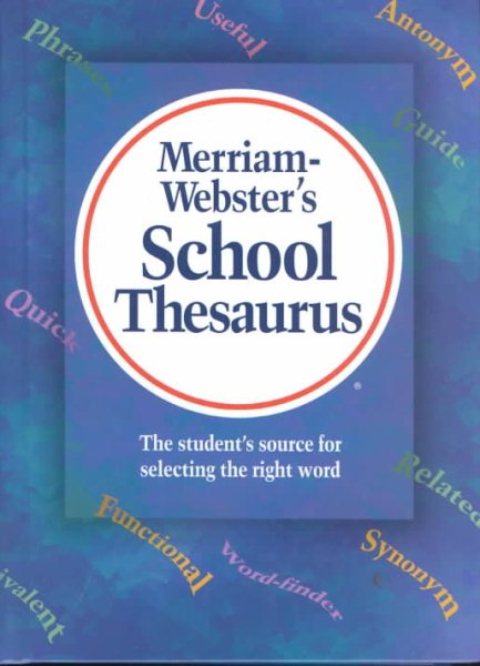 Webster's School Thesaurus cover