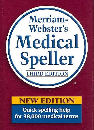 Merriam-Webster's Medical Speller cover