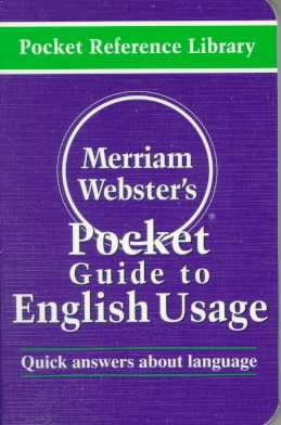Merriam-Webster's Pocket Guide to English Usage cover