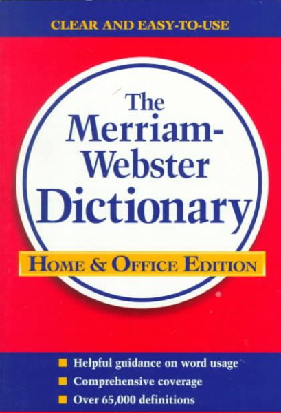 The Merriam-Webster Dictionary cover