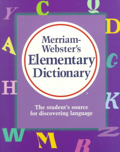 Merriam-Websters Elementary Dictionary cover