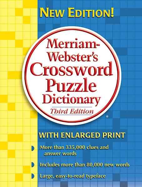 Merriam-Webster's Crossword Puzzle Dictionary cover