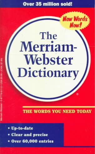 The Merriam Webster Dictionary cover