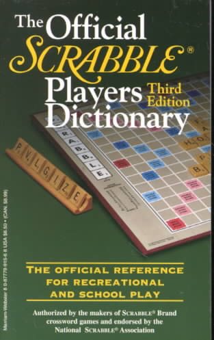 The Official Scrabble Players Dictionary (Third Edition) cover