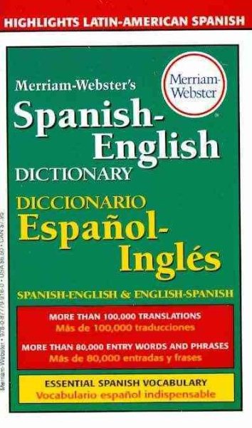 Merriam-Webster's Spanish-English Dictionary cover