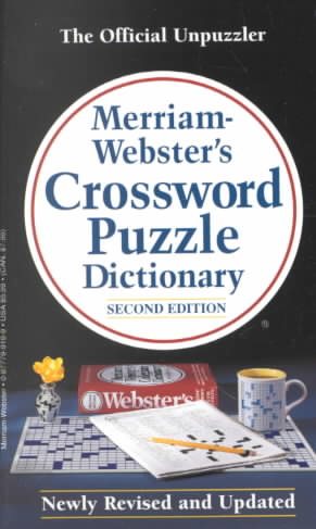 Merriam-Webster Crossword Puzzle Dictionary cover