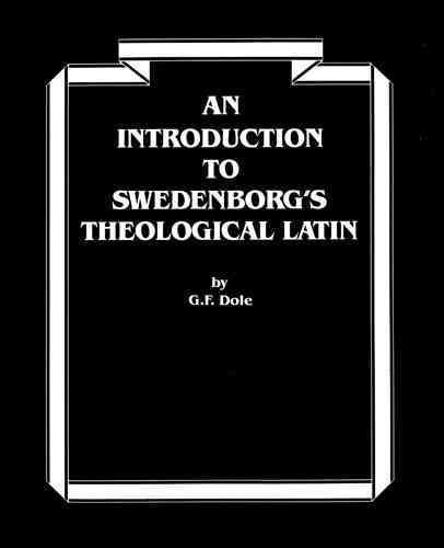 An Introduction to Swedenborg's Theological Latin cover