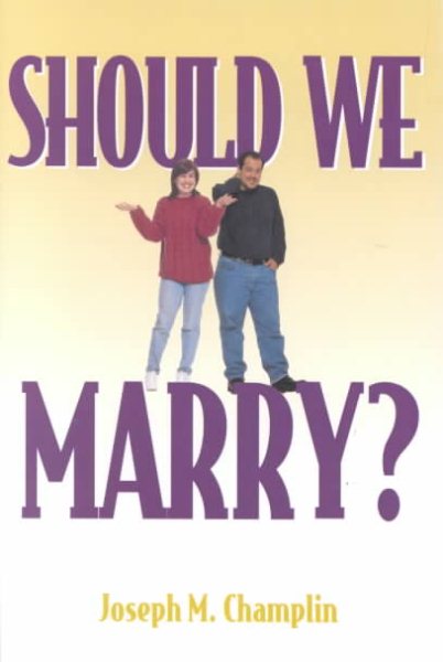 Should We Marry? cover