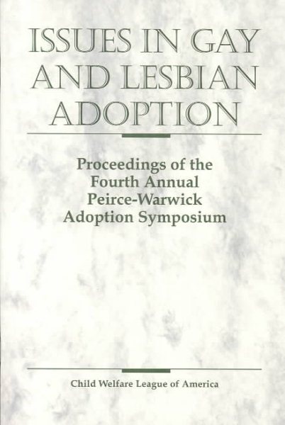 Issues in Gay and Lesbian Adoption cover