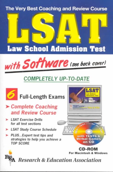 The Best Test Preparation for the LSAT-Law School Admission Test (w/CD-Rom) cover