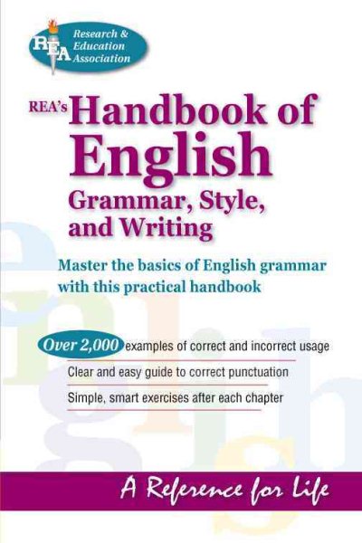 REA's Handbook of English Grammar, Style, and Writing (Language Learning) cover