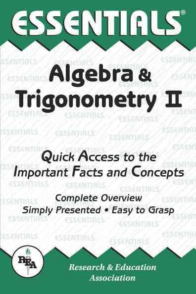Algebra & Trigonometry II Essentials (Essentials Study Guides) cover