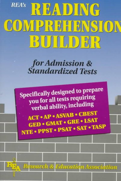 Reading Comprehension Builder for Admission and Standardized Tests (Test Preps) cover