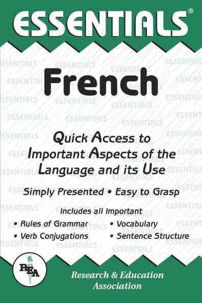 French Essentials (Essentials Study Guides) (English and French Edition) cover