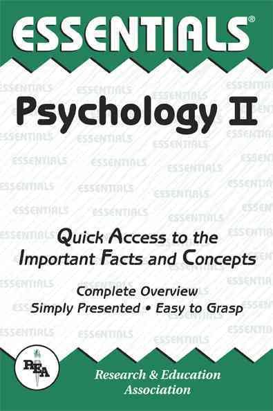 Psychology II Essentials (Essentials Study Guides) cover