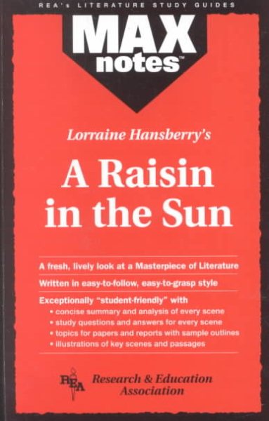Raisin in the Sun, A (MAXNotes Literature Guides) cover