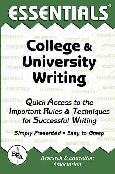 College and University Writing Essentials (Essentials Study Guides) cover