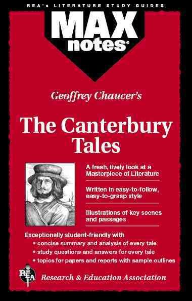 Canterbury Tales, The (MAXNotes Literature Guides) cover