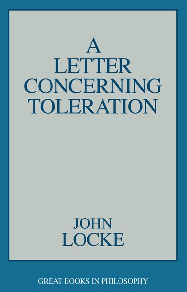 A Letter Concerning Toleration (Great Books in Philosophy) cover