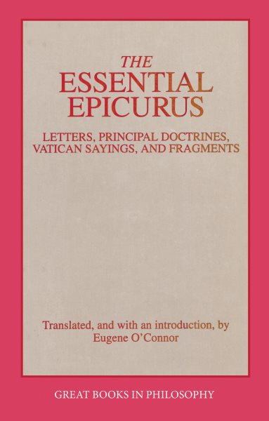 The Essential Epicurus (Great Books in Philosophy) cover