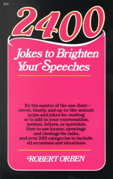 2400 Jokes to Brighten Your Speeches cover
