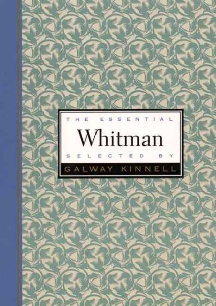 Essential Whitman (Essential Poets) cover