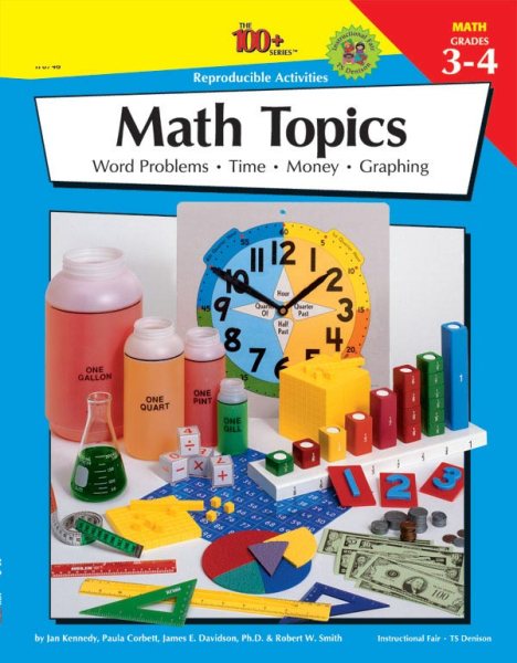 Math Topics, Grades 3-4 cover