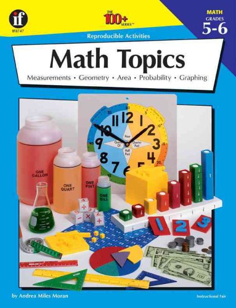 The 100+ Series Math Topics, Grades 5-6 cover