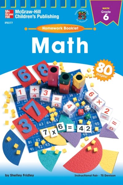 Homework-Math Grade 6 cover