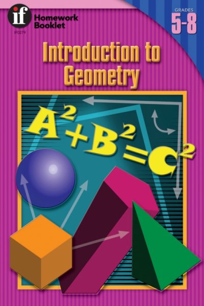Introduction to Geometry Homework Booklet, Grades 5 to 8 (Homework Booklets) cover