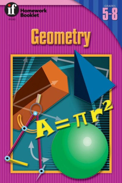 Geometry Homework Booklet, Grades 5 - 8 (Homework Booklets) cover