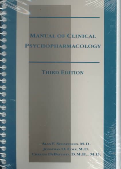Manual of Clinical Psychopharmacology cover