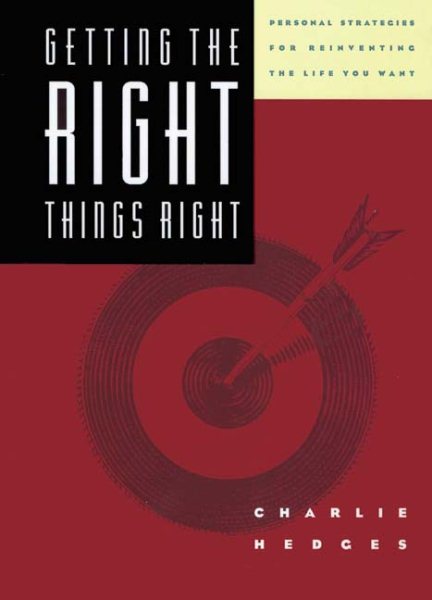 Getting the Right Things Right cover