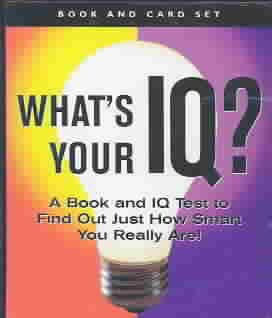 What's Your IQ Activity Kit (Book and Card Deck) (Petites Plus) cover
