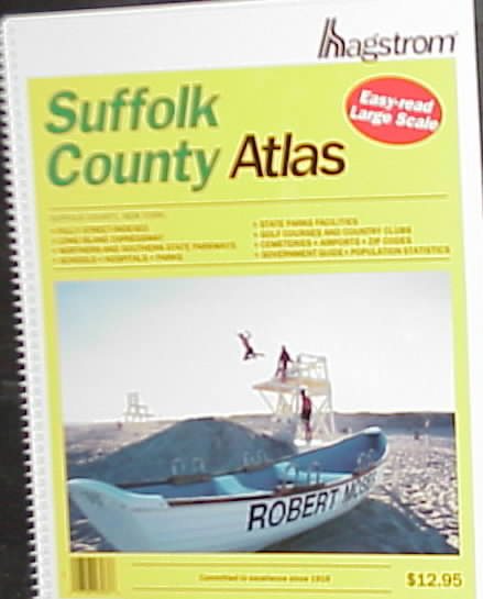 Suffolk County Atlas: sixth Large Scale Edition (Hagstrom Suffolk County Atlas Large Scale) cover