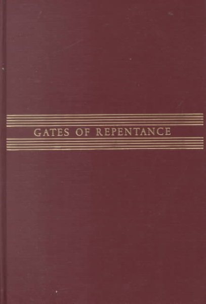 Gates of Repentance (Hebrew Opening): Shaarei Teshuva; The New Union Prayerbook for the Days of Awe- Gender Inclusive Edition- Hebrew Opening cover