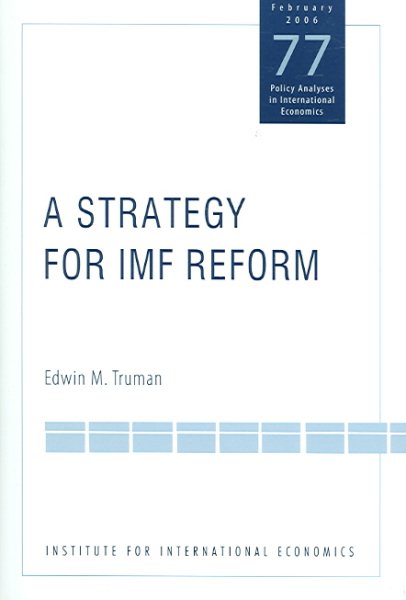 A Strategy for IMF Reform (Policy Analyses in International Economics) cover