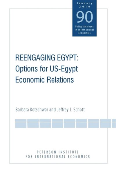 Reengaging Egypt: Options for US-Egypt Economic Relations (Policy Analyses in International Economics) cover