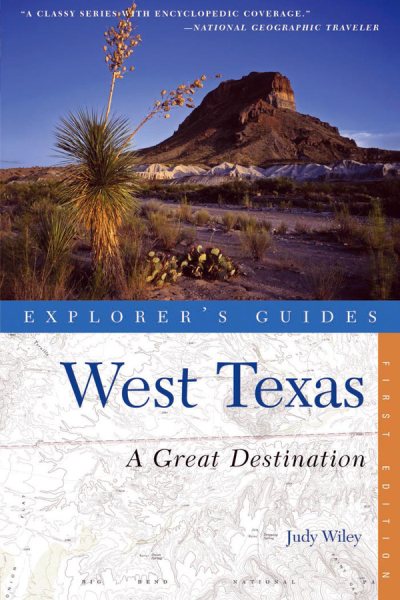 Explorer's Guide West Texas: A Great Destination (Explorer's Great Destinations) cover
