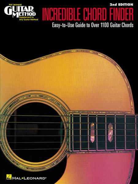 Incredible Chord Finder - 9 inch. x 12 inch. Edition: Hal Leonard Guitar Method Supplement cover