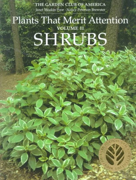Plants That Merit Attention: Shrubs cover
