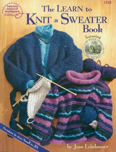 The Learn to Knit a Sweater Book cover