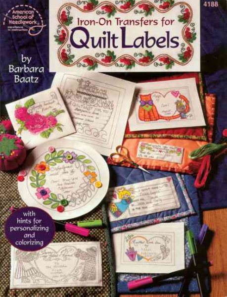 Iron-On Transfers for Quilt Labels cover