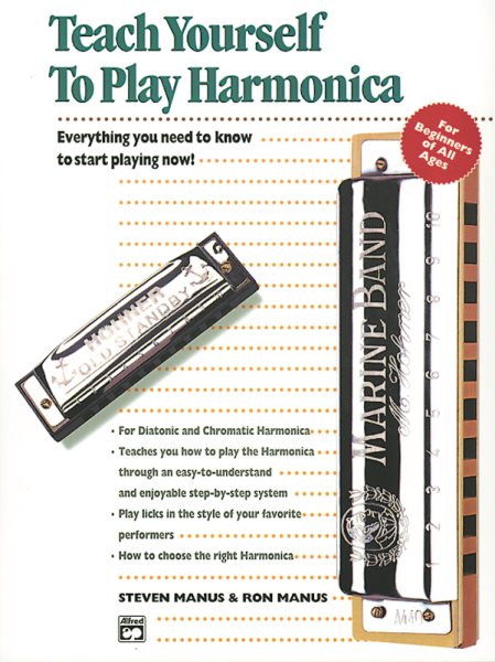 Alfred's Teach Yourself to Play Harmonica: Everything You Need to Know to Start Playing Now!, Book & Harmonica (Teach Yourself Series) cover