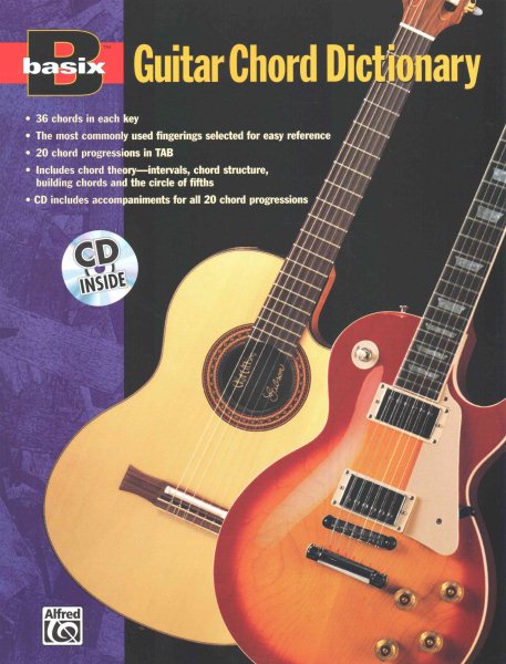 Basix Guitar Chord Dictionary (Book & Audio CD) (Basix(R) Series) cover