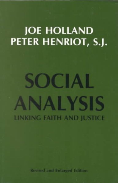 Social Analysis: Linking Faith and Justice cover