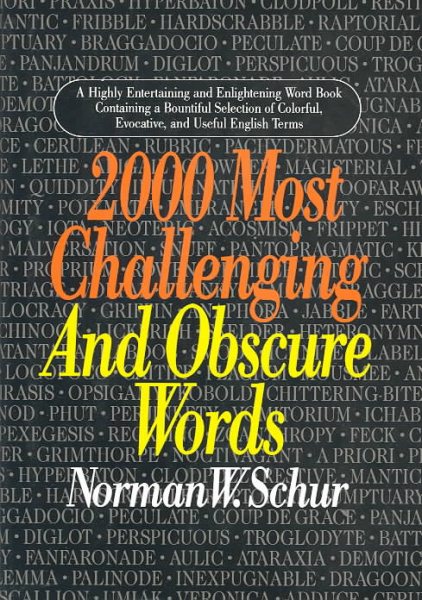 2000 Most Challenging and Obscure Words cover