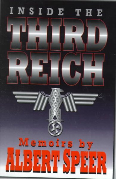 Inside the Third Reich: Memoirs cover